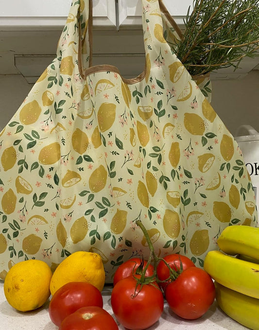 Large Foldable Tote Nylon Reusable Grocery Bags
