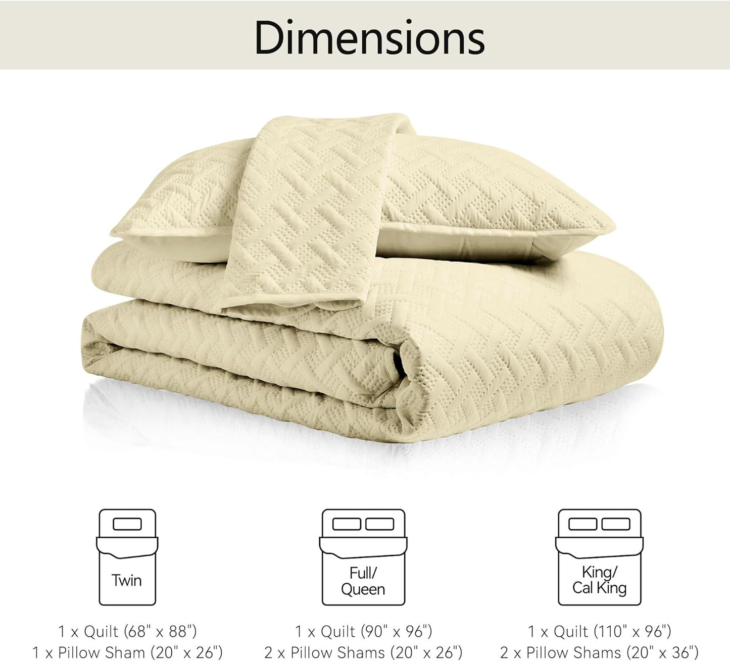 Twin Quilt Set,Lightweight Butter Yellow Bedspreads,Basket Weave Pattern,Ultra Soft Microfiber Bedspread Bed Coverlet 2 Pieces for All-Seasons (1 Quilt,1 Shams)
