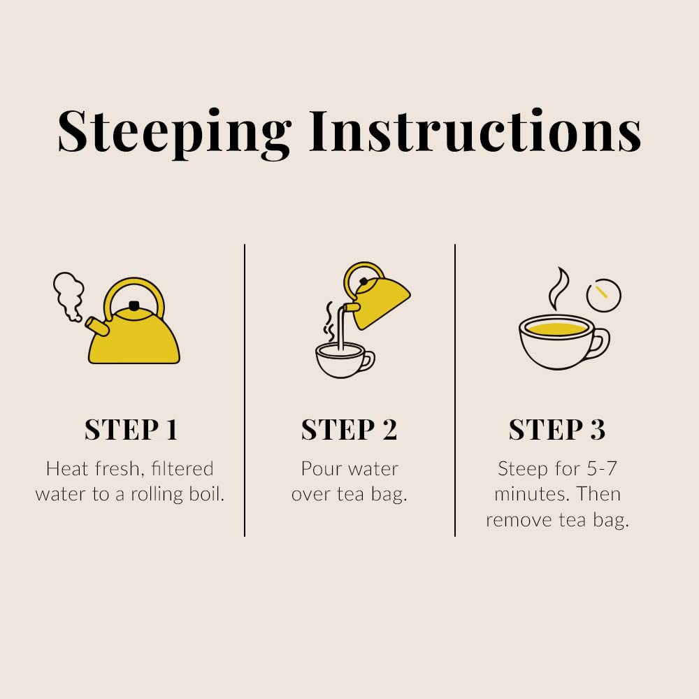 Lemon Chiffon Cuppa Cake Tea, 36 Tea Bags, Decadent Herbal Green Rooibos Tea