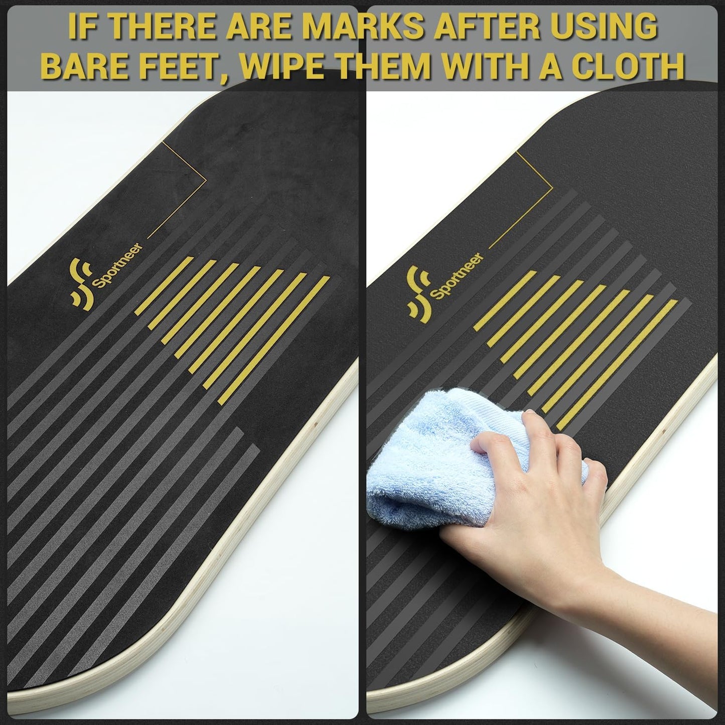 Balance Board, 7-Mode Balance Trainer with Roller & Ball | 7-in-1, Ideal for Home Workouts, Balance Training, Core Exercises and Physical Therapy
