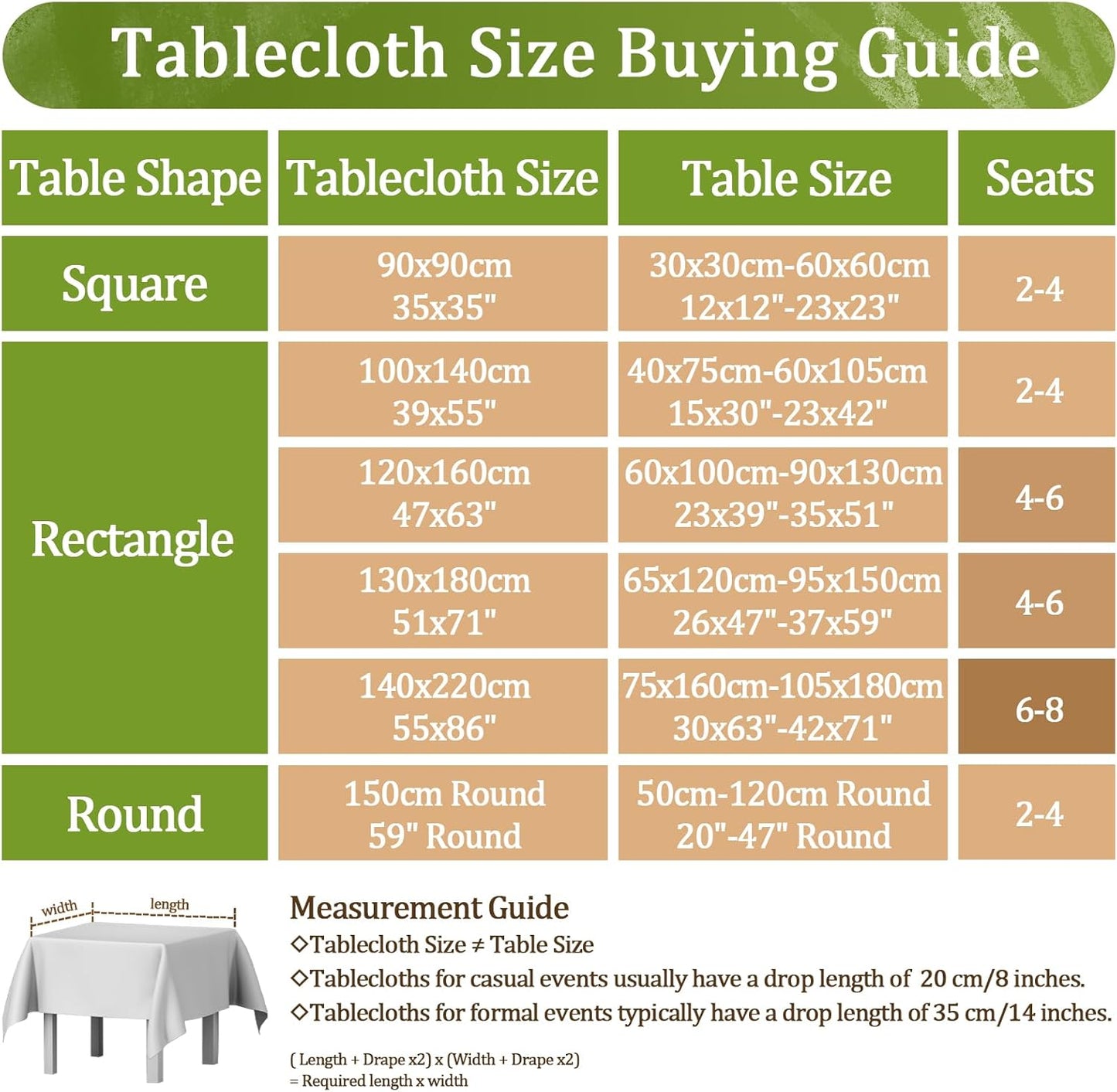 Striped Tablecloth Square Tablecloths Cotton Blend Table Cloth Washable Tabletop Decorative Fabric Table Cover for Kitchen Dinning (Yellow, 36 x 36 Inch)