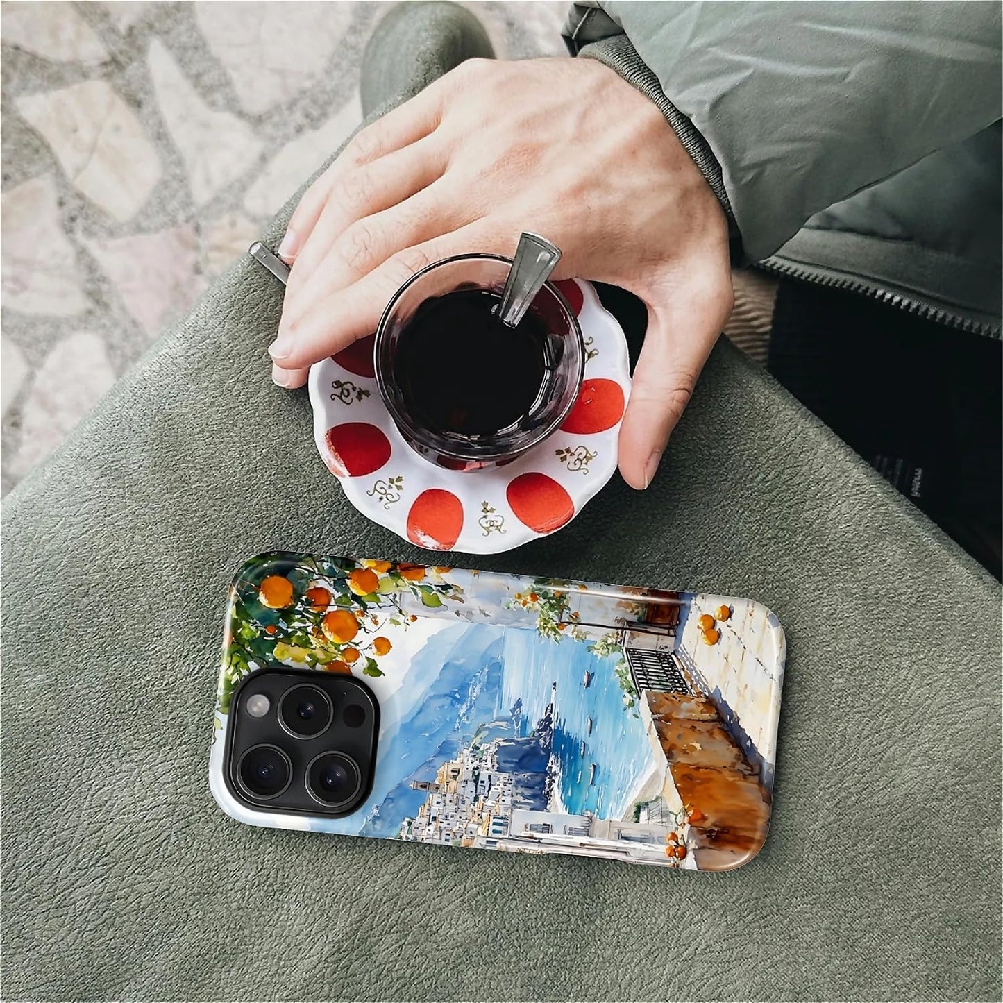 Case for iPhone 16 Pro Max, Magnetic Hybrid Shockproof Protective Phone Case with MagSafe Compatible Design, Lemon Coast
