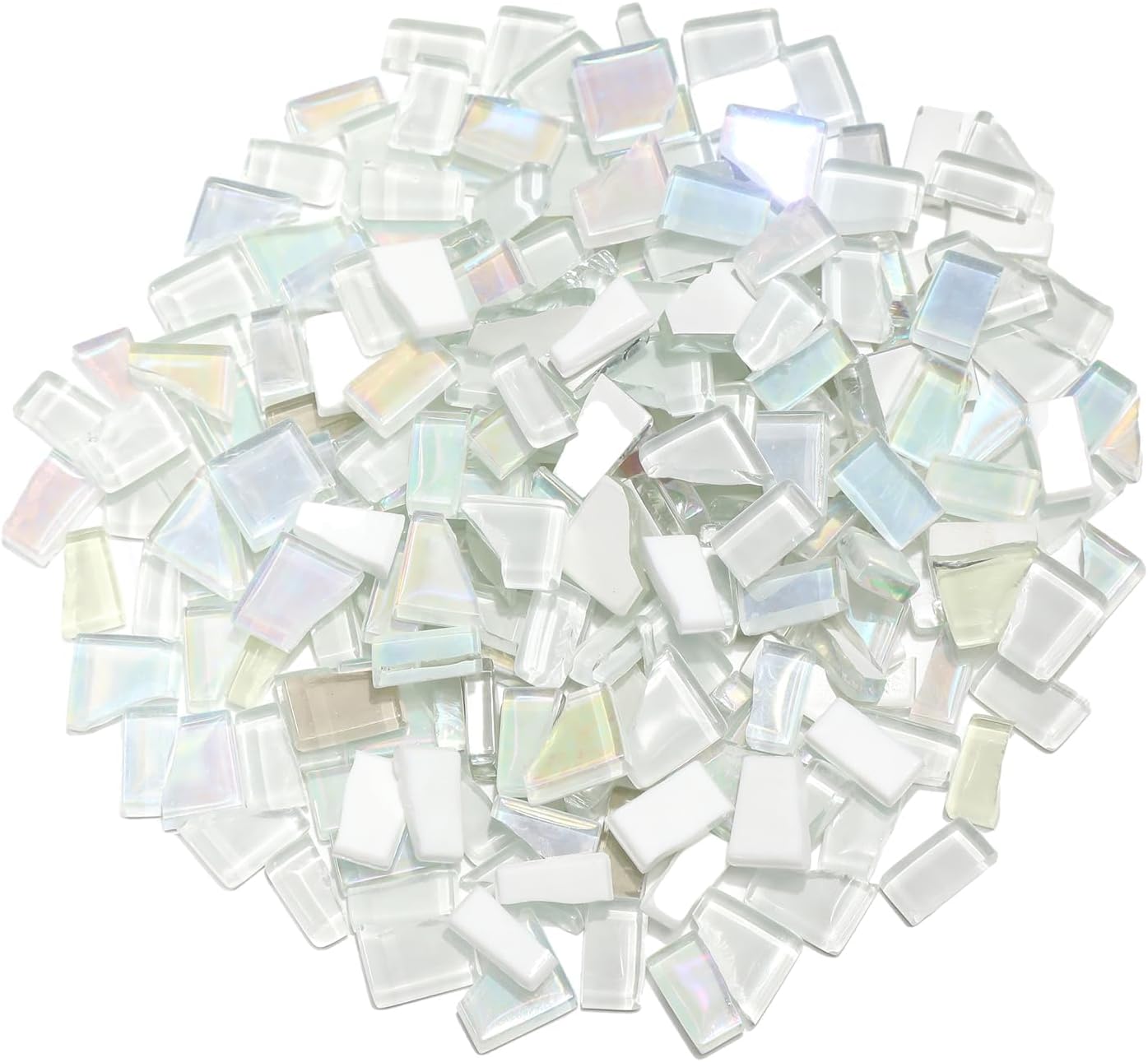 Red Yellow Mixed Irregular Mosaic Glass Mosaic Tiles Pieces, 300 Grams Mosaic DIY Set Adult Mosaic Set, Mosaic Crafts Mosaic Making Supplies