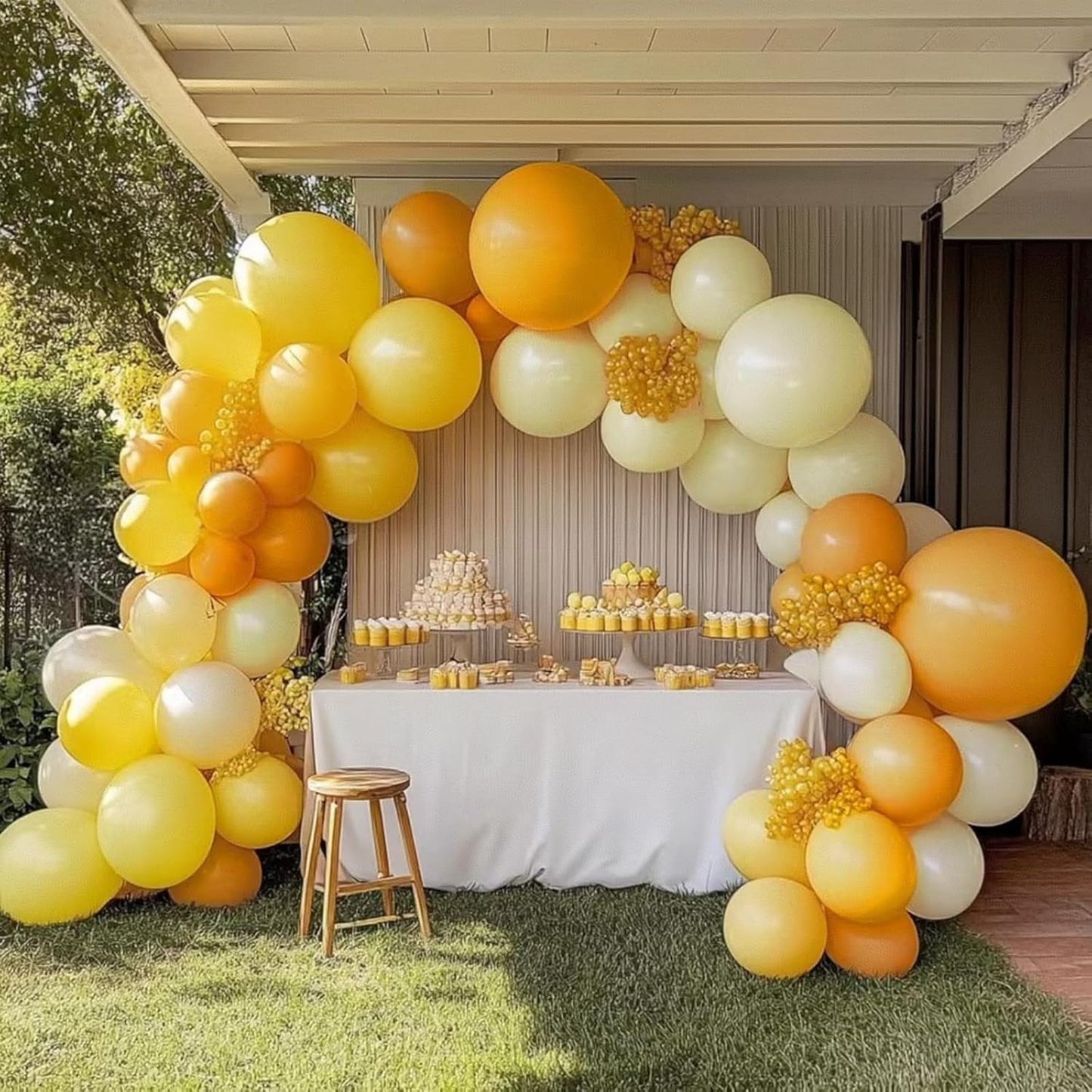 Yellow Balloons Kit, 65Pcs Light Pastel Lemon Yellow Balloons | 12in Yellow Latex Balloons for Birthday Wedding Baby Shower Bride Sunflower Theme Party Decoration