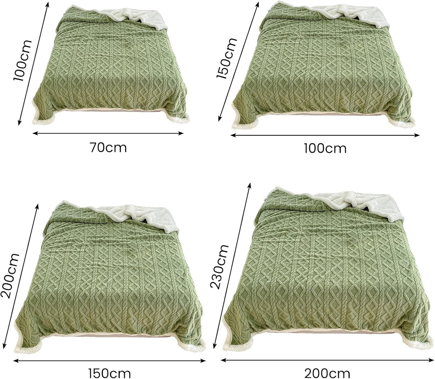 Faux Fur Throw Blanket,Jacquard Thick Blanket,Double-Sided Fluff Plush Warm Blanket for Couch Bed Sofa Office Travel Cozy Winter Thickened Blanket Yellow 78.7 x 90.6 inch