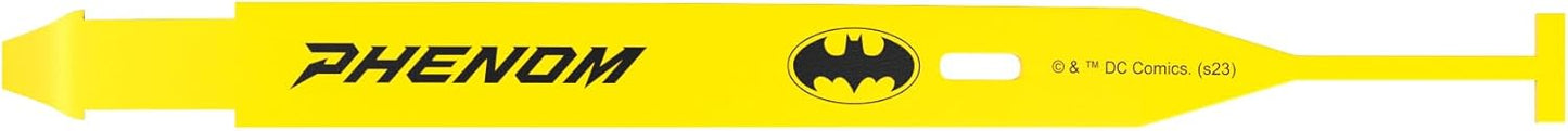 The Batman Football Mouth Guard – Hexa-Flow | Yellow DC Comics Edition | Impact-Resistant Lip Guard Mouthpiece | Adult & Youth