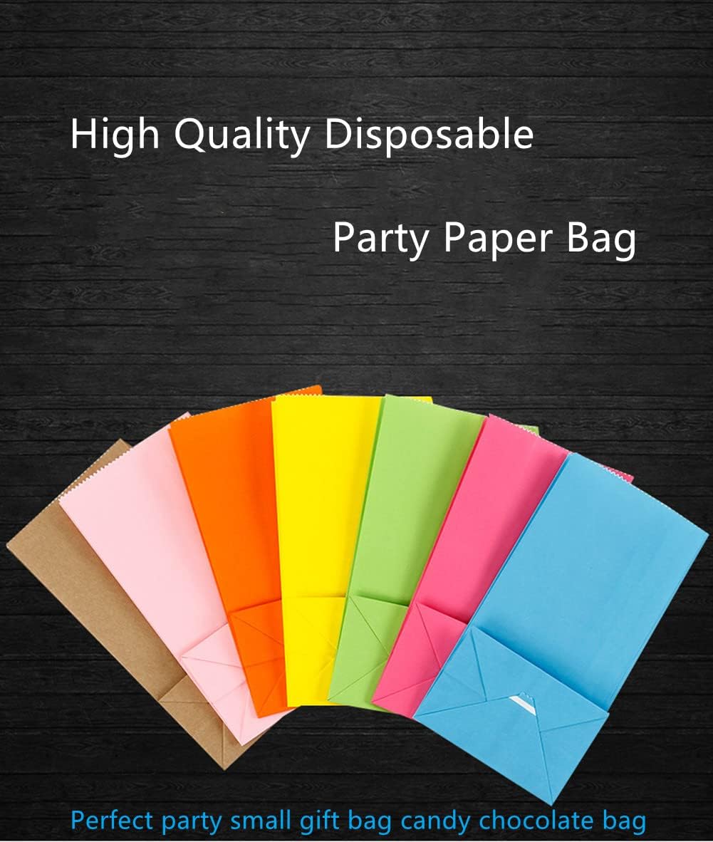 24 Pack Party Favor Bags 5.1 X 3.1 X 9.4 Inch Yellow and Black Small Gift Bags Party Goody Bags for Birthday Graduation Baby Shower Bee Party Supplies (Yellow Black)