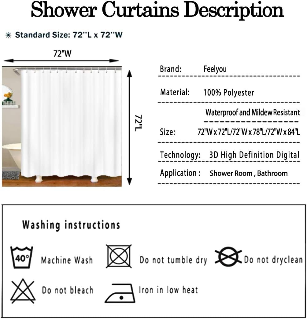 Yellow White Polka Dot Shower Curtain for Bathroom Decor Retro Cute Polka Dot Bath Curtain for Stalls Bathtubs Geometric Bathroom Accessories Luxury Waterproof Polyester with 12 Hooks 72"x72"