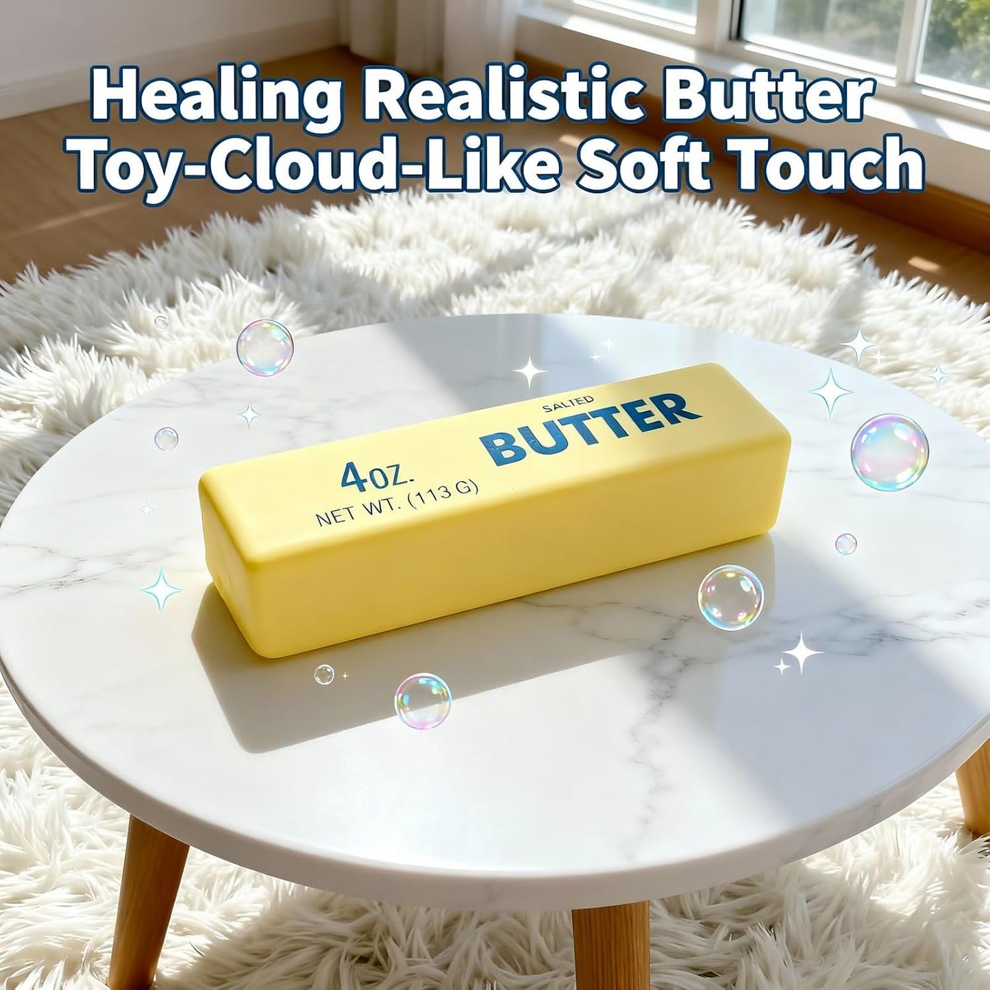 Slow Rising Dumpling Squishy Butter Squeeze Toy Sensory Stress Relief Squishies Soft & Stretchy Fidget Toys for Anxiety Relief Party Favors 1Pcs with Smile Face
