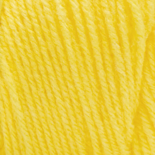 Super Saver Yarn, Bright Yellow | #4 Medium Worsted Weight Acrylic Soft Yarn for Blankets, Beanies, Amigurumi, and Beginner Projects, 364 yards, 198g/7oz