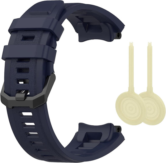 Band with Case for Amazfit T-Rex 2 Watch, Hard PC Protective Bumper Cover Replacement Silicone Watch Strap for Amazfit T Rex 2 Smartwatch Accessory