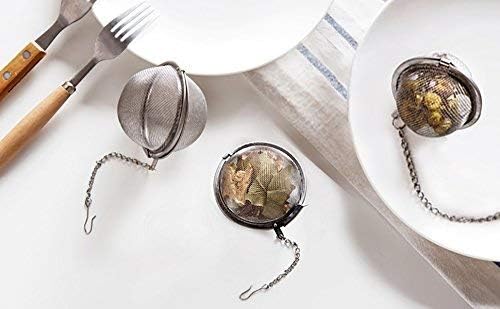 2pcs Stainless Steel Mesh Tea Ball 2.1 Inch Tea Strainers | Teas Infuser Strainer Filters for Teas