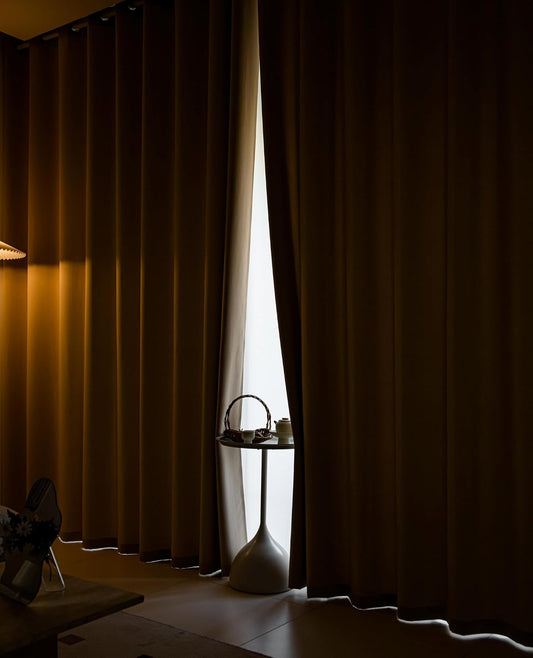 Windows Light Yellow Blackout Curtains 90 inches Long 2 Panels Set Grommet Blackout Drapes Energy Saving Noise Reducing Thermal Insulated for Bedroom Living Room Nursery