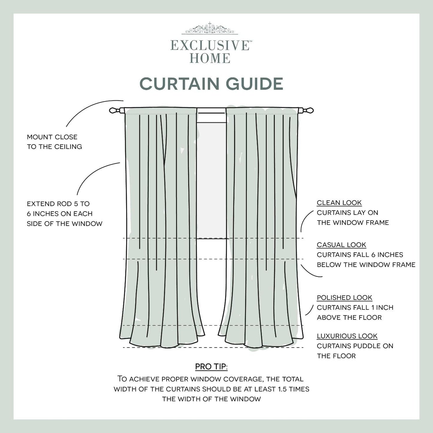 Exclusive Home Darma Sheer Linen Rod Pocket Curtain Panel Pair, 50"x96", Yellow