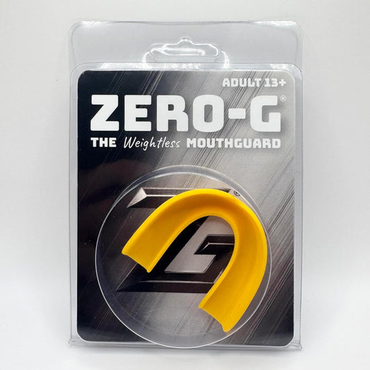 Adult Mouthguard Yellow 1-Pack, Boil & Bite for Contact Sports
