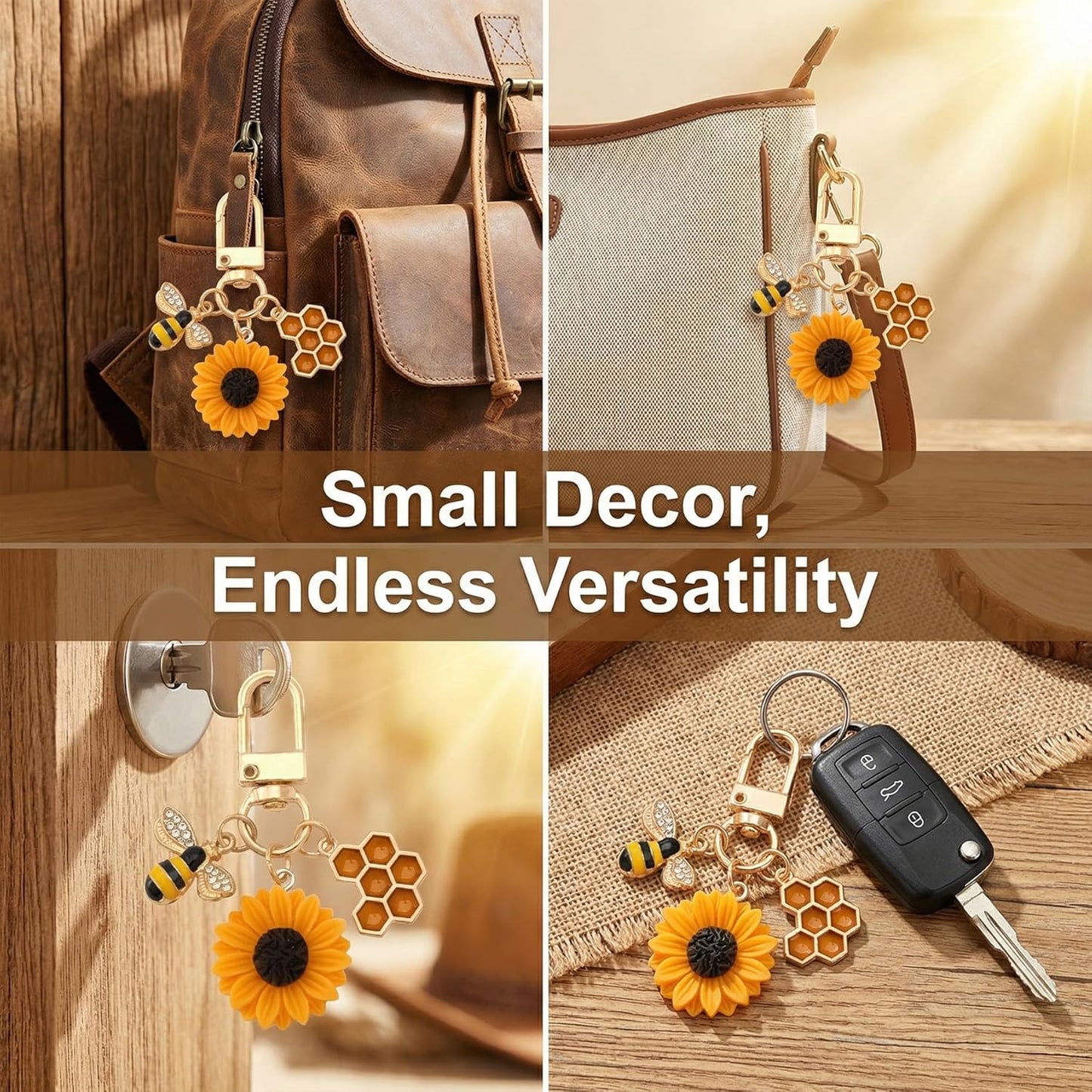 37 PCS She Found Her Honey Bridal Shower Party Favors - She Found Her Honey Bridal Shower Decor Keychain, Sunflower Bee Theme Keychain Favors for Wedding Engagement Bachelorette Party