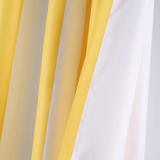 Lush Decor Wilbur Stripe Light Filtering Window Curtain Panel Pair, 84" x 52", Yellow