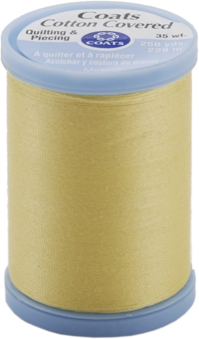 Coats & Clark Cotton Covered Quilting & Piecing Spool of Thread 250 Yds: Yellow