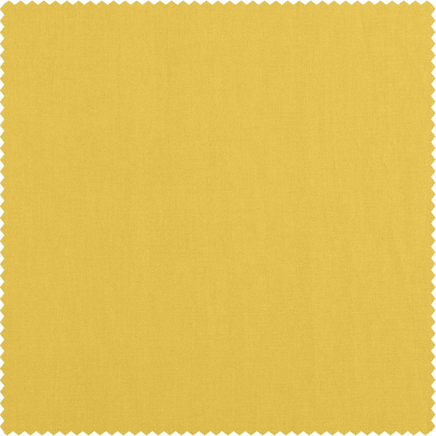 HPD Half Price Drapes Solid Cotton Room Darkening Tie Up Curtains for Windows Roll Up Balloon Curtain for Living Room, Kitchen 46 X 63 (1 Panel), Mustard Yellow