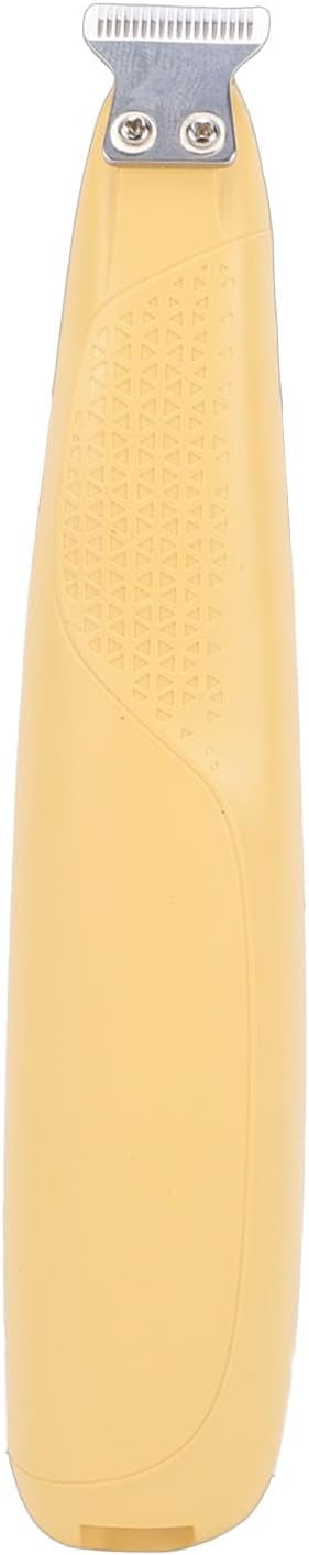 Dog Paws Trimmer with LED Light, Rechargeable Cordless Small Pet Hair Grooming Trimmer Dog Clippers, Portable Pet Grooming Kit for Paws, Eyes, Ears, Face, Rump (Yellow)