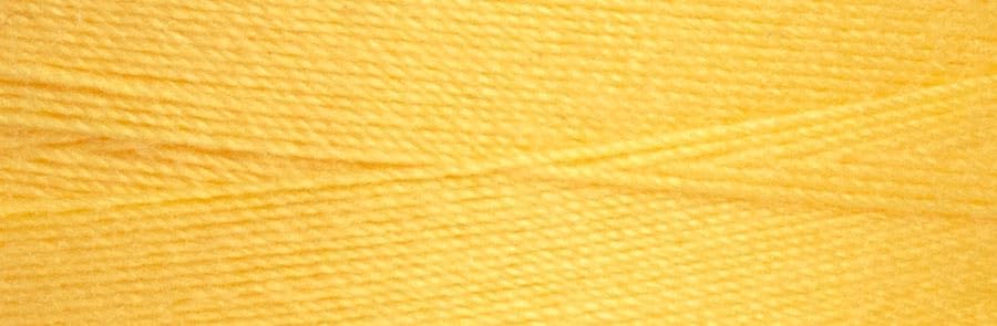 Thread Solid Colors | 100% Polyester, 3ply, 50wt | 100% Polyester Thread for Quilting and Sewing (Yellow Sunbeam, 1,100 Yards)