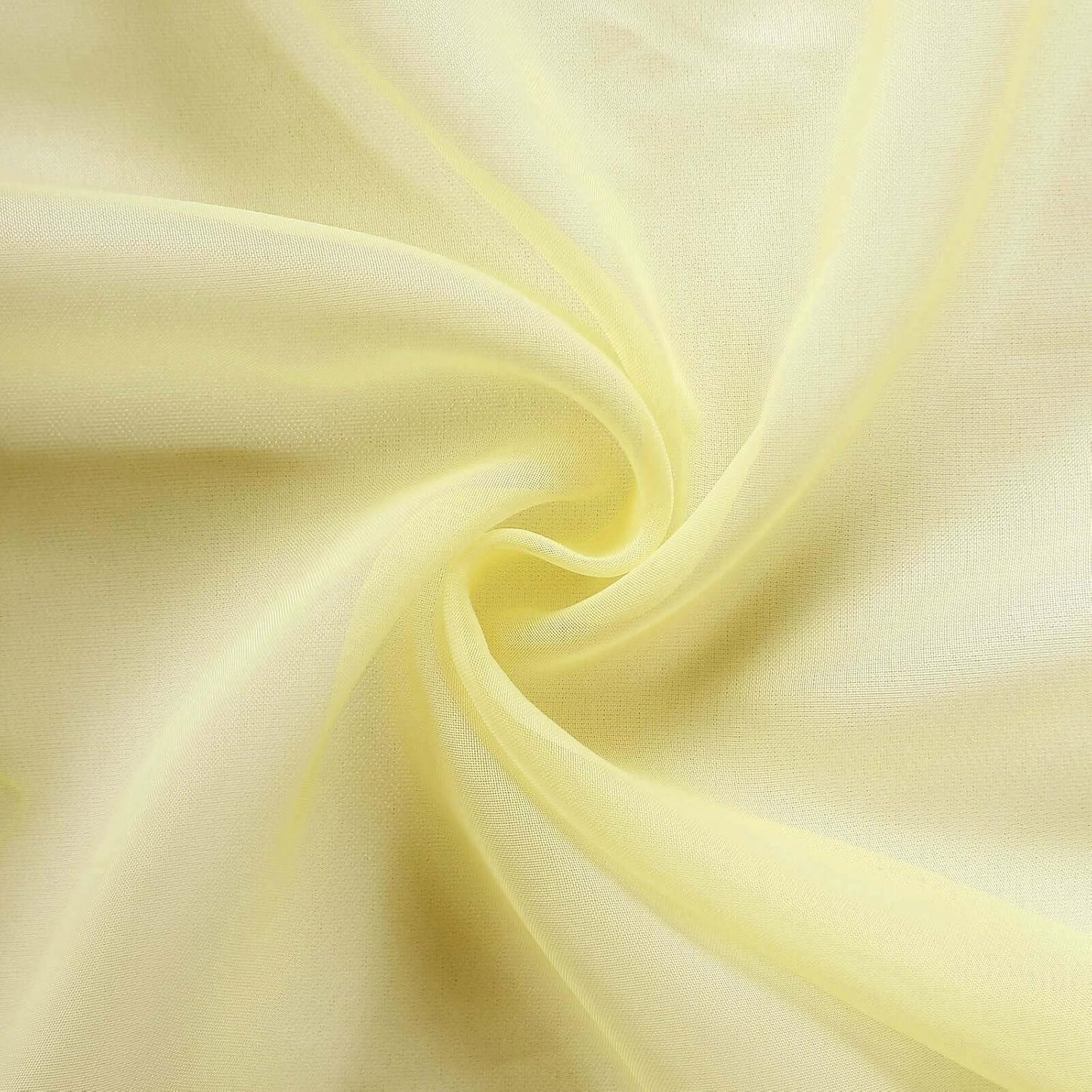 6FT Yellow Premium Chiffon Table Runner for Party Dining Banquet Events Restaurant Kitchen Home and Multi-Use