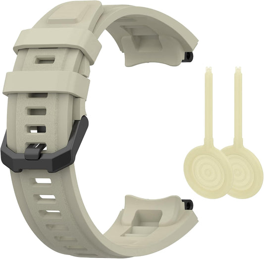 Band with Case for Amazfit T-Rex 2 Watch, Hard PC Protective Bumper Cover Replacement Silicone Watch Strap for Amazfit T Rex 2 Smartwatch Accessory