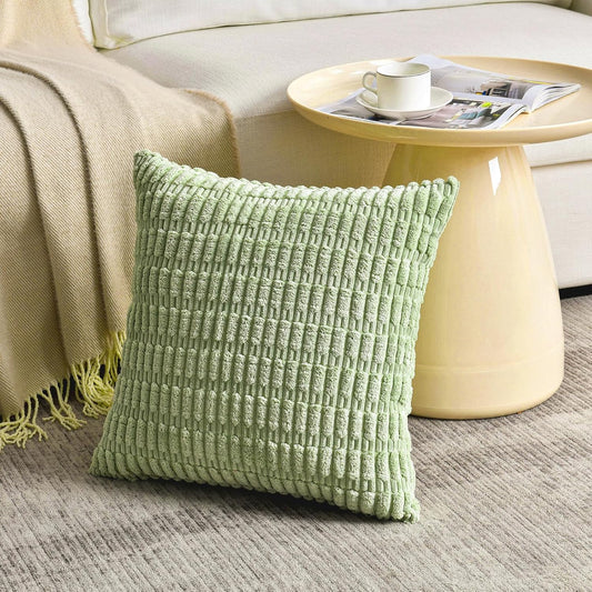 Fancy Homi 4 Packs Decorative Throw Pillow Covers for Living Room Couch Bed, Modern Farmhouse Boho Home DΓ©cor Accent Cushion Case, 18" x 18", Yellow Green Series