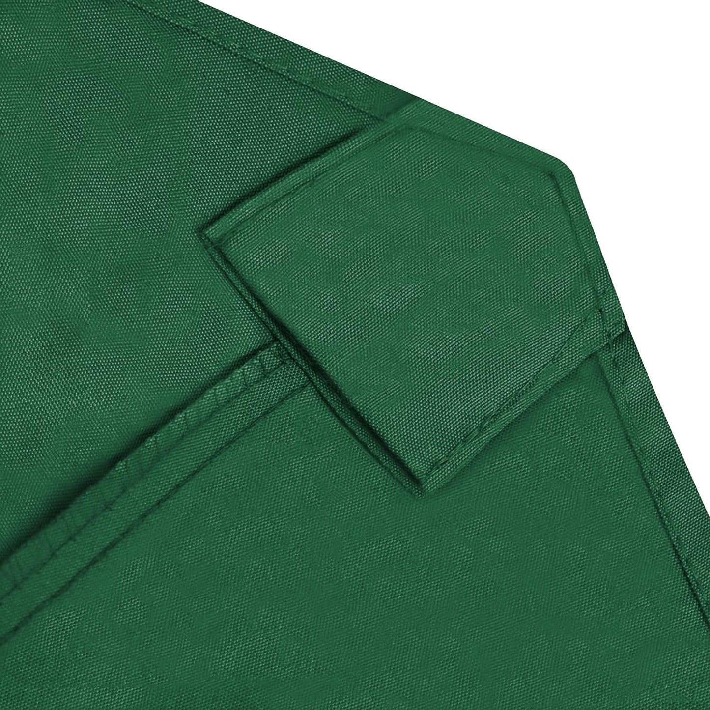 USA 7.5FT Replacement Covers 6 Ribs Market Patio Umbrella Canopy Cover (CANOPY ONLY) (Forest Green)