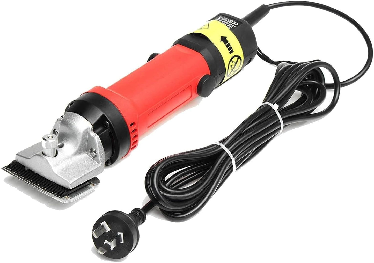 Portable Electric Pet Grooming Clippers - Animal Grooming Kit for Horses, Goats, Ponies, Cattle & Large Coats - 220V Yellow Electric Fur Trimmer