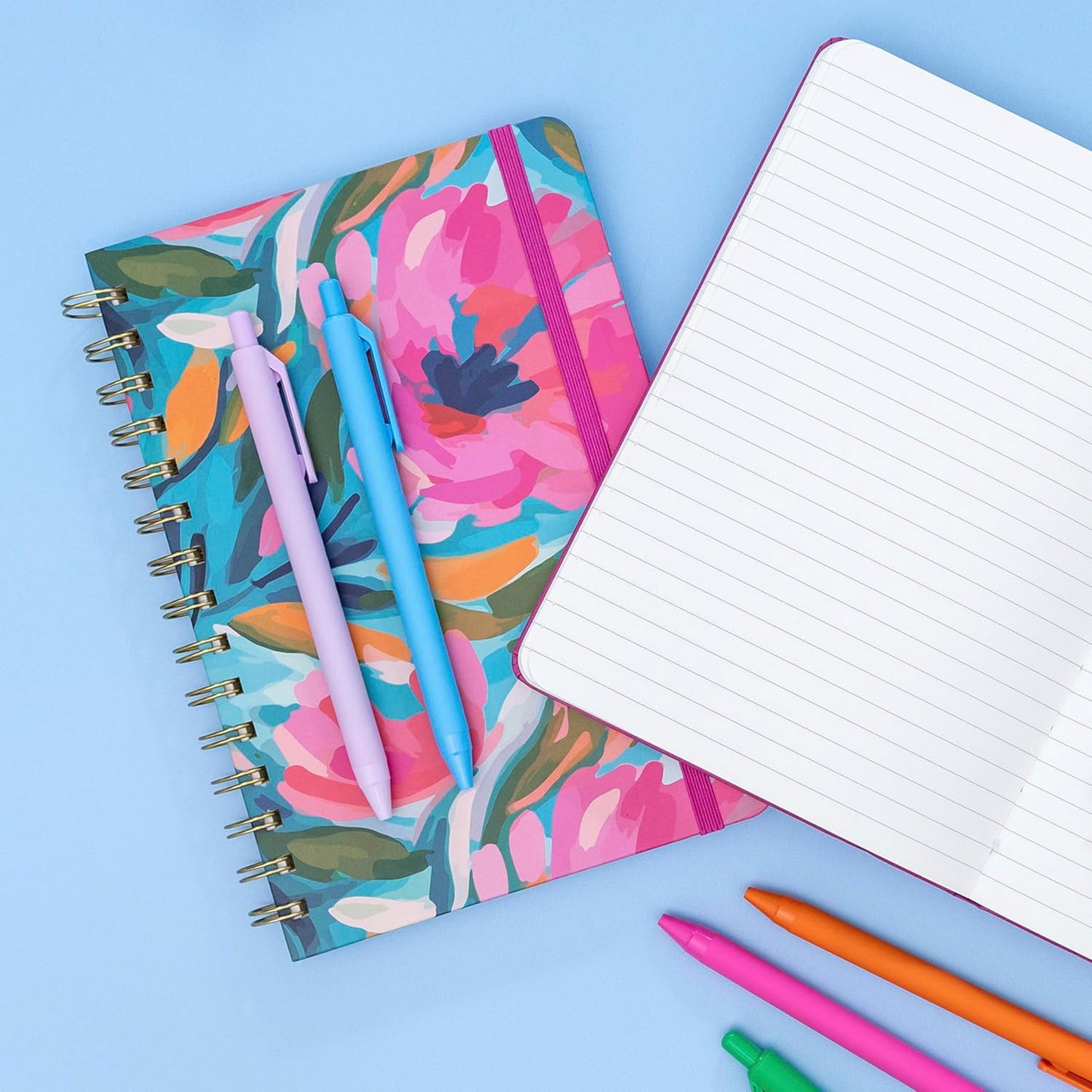 Lined Spiral Journal Notebook, (Yellow), 160 Pages, Hardcover Journal for Women & Men, Medium 5.5 in x 8 in - 100 GSM, Thick Paper, Spiral Notebook for Work, School & Journaling