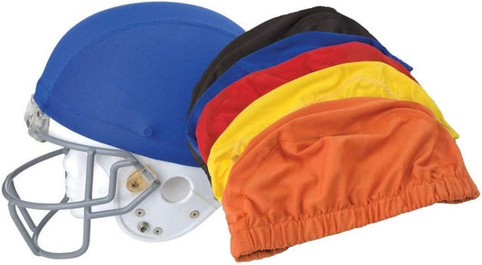 Sports Dozen (12) Football/Hockey/Lacrosse Stretchable Helmet Covers (Yellow)