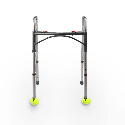 AMERICAN HOSPITAL SUPPLY AHS Tennis Balls for Walker Legs Tennis Balls for Walkers for Seniors Complete Support & Surface Protection | Pair of 2 Precut (Yellow)