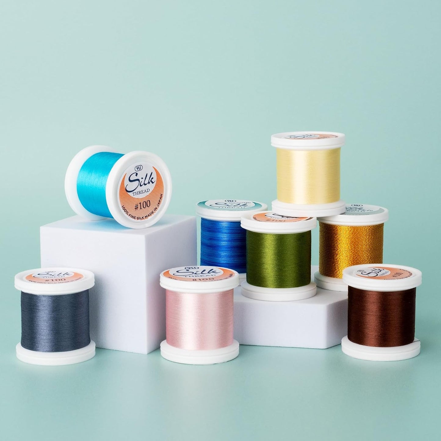 Silk Thread – 100 wt Fine Japanese Silk for Appliqué, EPP, and Quilting - Pale Yellow