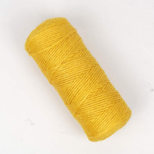 300 Feet Natural Jute Twine Best Arts Crafts Gift Twine Christmas Industrial Packing Materials Durable String for Gardening Applications(Yellow)