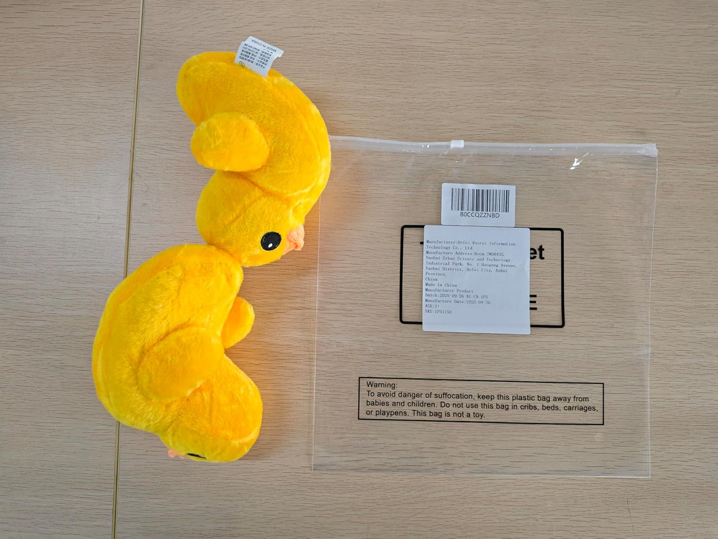 2 Pcs Giant Yellow Duck Stuffed Animal Large Duck Plush Toy Animal Stuffed Pillow for Kids Adults Birthday Gift Party Bedroom Sofa Decoration Huggable Cushion(7.9 Inch)