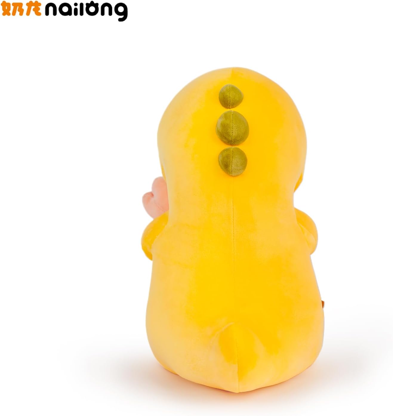 Dinosaur Stuffed Animal,11.8“ Cute Yellow Dinosaur Plush with Flower Soft Dino Stuffed Animals Dino Plushie Toys for Boys Girls Kids Baby