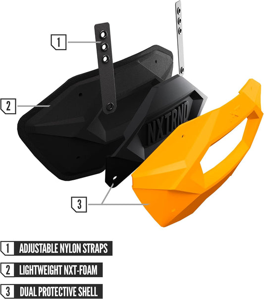 B-Plate Pro, Football Back Plate, Backplate for Shoulder Pads