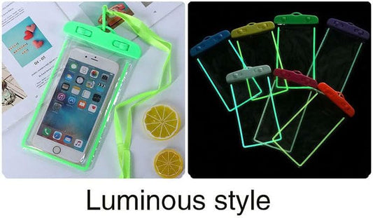 Universal Floating Waterproof Phone Pouch Holder, Dry Bag with Strap, Compatible with iPhone 13/12/11 Pro Max/Pro/8 Plus, Galaxy S22/S21/S20/S10/Note 20/10/9 up to 6.7" (Yellow)