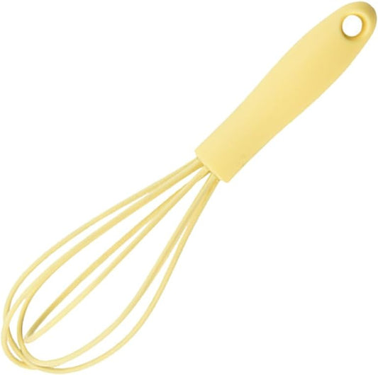 6Pcs Silicone Whisk, Mini Whisk Set, Small Whisks For Cooking, Hand Milk Frothers, For Non-Stick Cookware,Egg Beater Perfect For Blending,Whisking,Beating,Frothing & Stirring (Yellow)