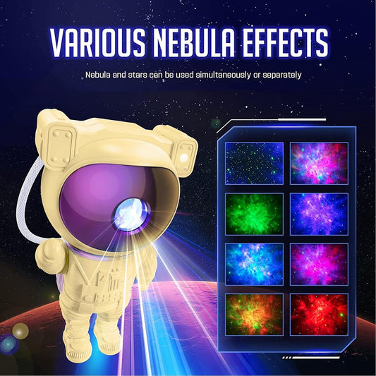 Astronaut Galaxy Projector Space Light β Star Projector Galaxy Light with Remote, Starry Sky Spaceman Lamp Bedroom Room Decor for Kids, Nebula Night Lamp for Christmas & Birthdays & Children's Day