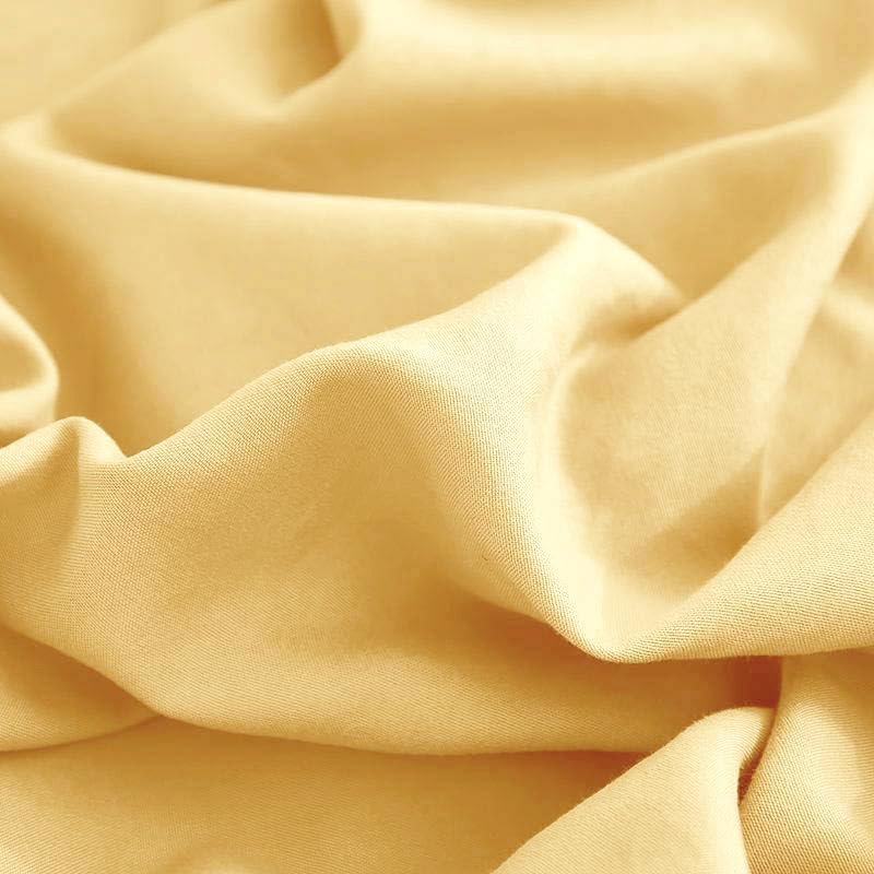Ruffled Farmhouse Shower Curtain for Bathroom, Yellow Soft Fabric, Country and Chic Style,72x78 in