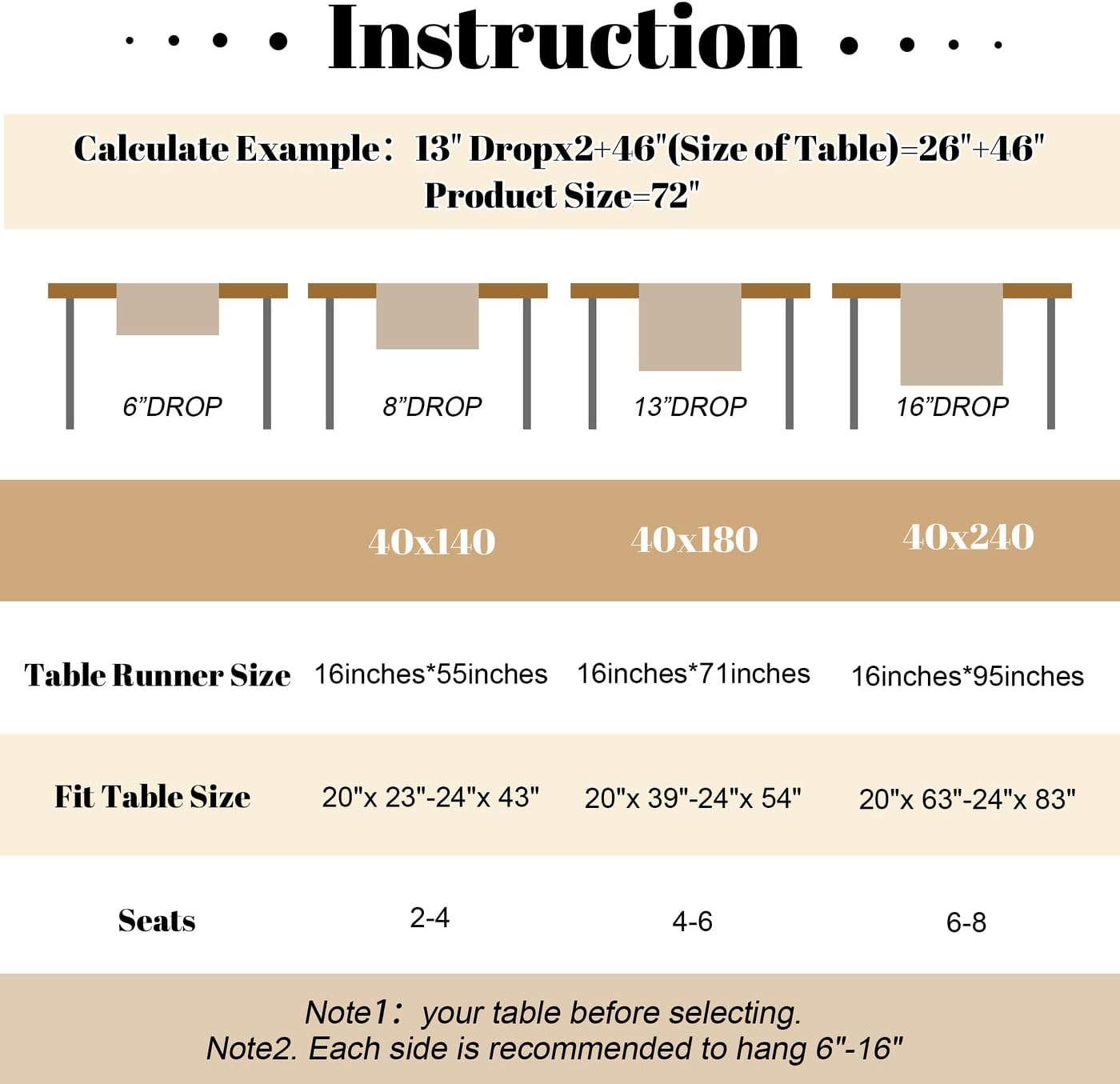 Yellow Table Runner Seasonal Autumn Kitchen Dining Coffee Table Decoration 72 Inches Long Waterproof Farmhouse Rustic Table Runner Halloween Home Wedding Party Birthday Decor 16x72Inch