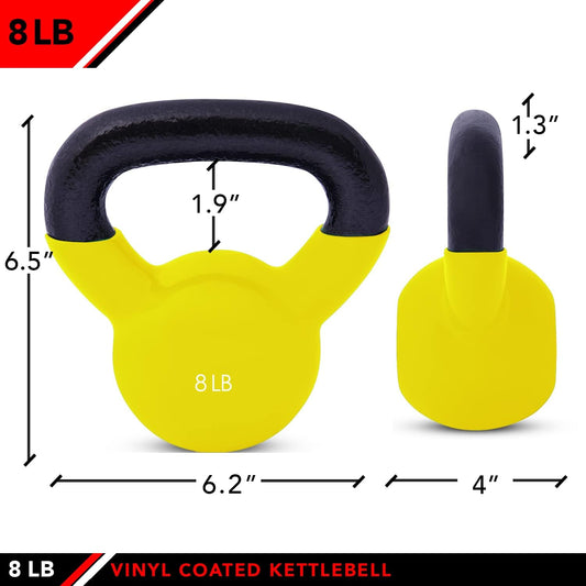 Kettlebell Weights Vinyl Coated Iron