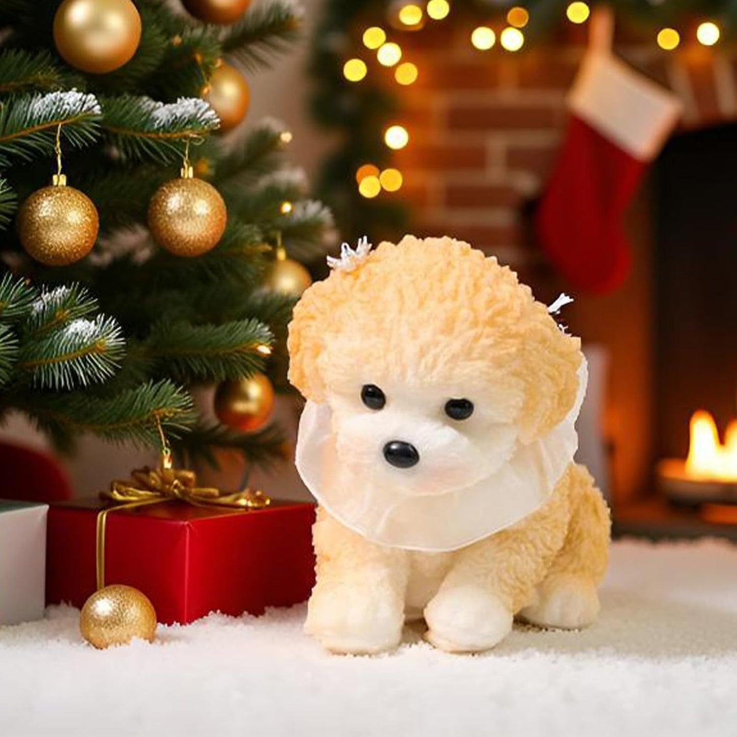 Big Taba Squishy Dog, Extra-Large Size Squishy Dog Stress Relief Toy for Adult/Kids, Cute & Soft Teddy Dog Design, Perfect Squeeze Toys Gift for Relaxation and Fun, Easter Basket fillers (Yellow)