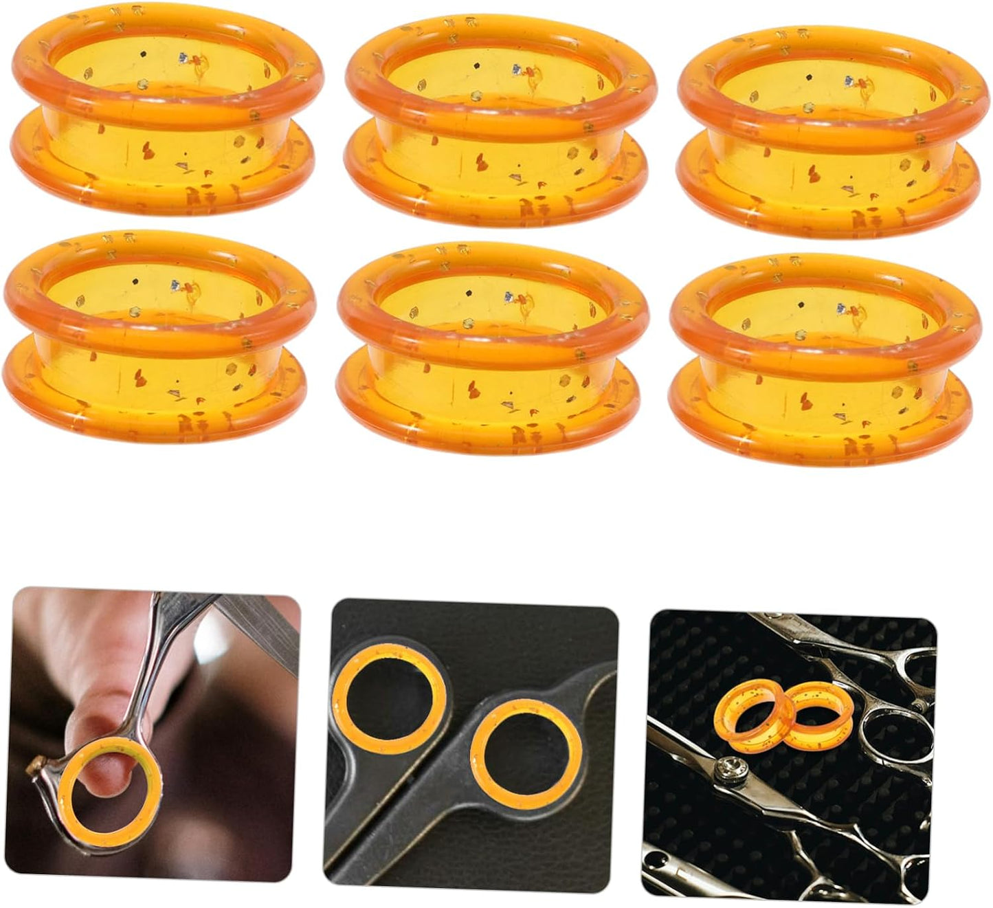 12pcs Soft Silicone Finger Scissors for Dog Grooming Ergonomic for Pet Grooming Shears Improved Control Comfort Tasks