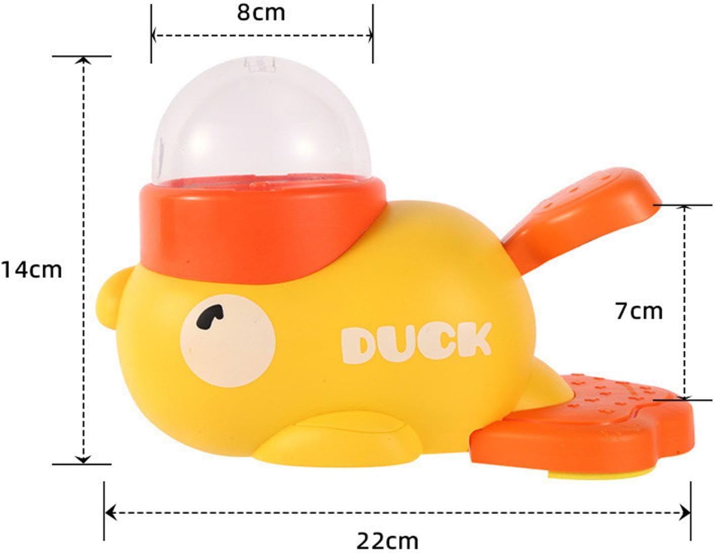 Cat Treat Toy, Duckie Puzzle Cat Feeder,Interactive Dog Toys Food Puzzle Slow Feeder, Cat Treat Dispenser Toy Duck-Shaped Enrichment Toy for Small Medium Dogs and Cats (Yellow)