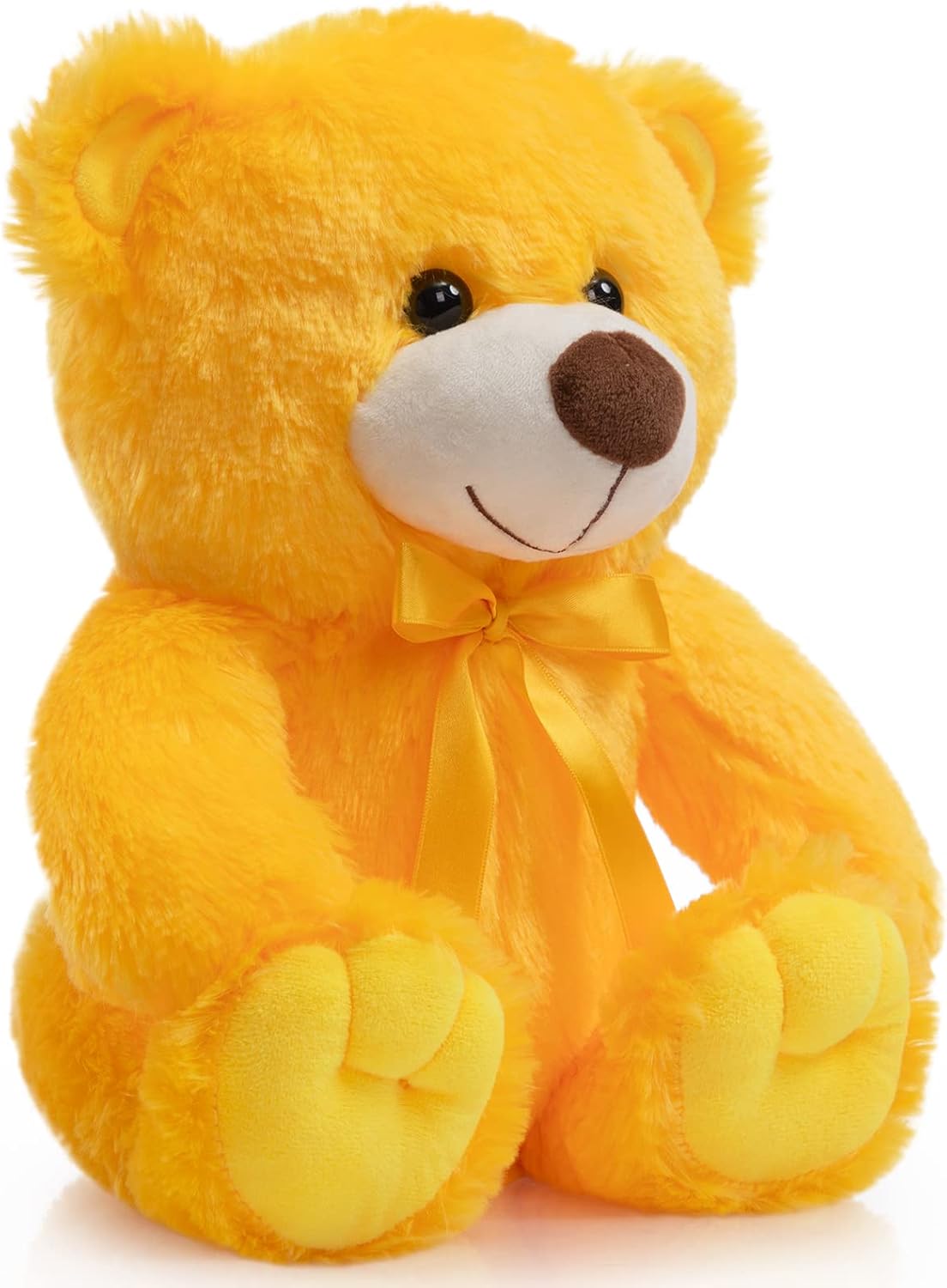 Super Color Teddy Bear Stuffed Animals Plush Toy for Children Girlfriend Family Congratulations Baby Shower Birthday Yellow 14 inch