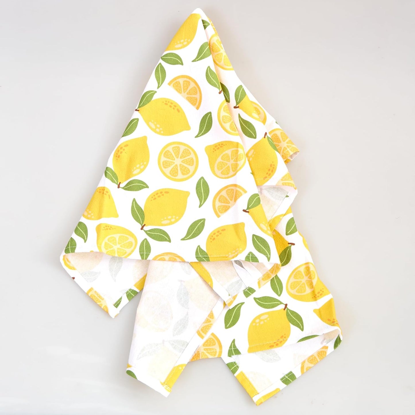 Lemon Grove Tea Towels for Kitchen – 100% Cotton, Reusable, Highly Absorbent & Durable Kitchen Dish Towels Set | Cute & Decorative Kitchen Towels | 16" x 26" (Set of 2)