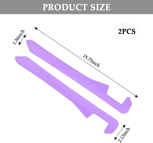 2PCS Car Seat Gap Filler,Super Flexible Car Side Seat Gap Filler CCar interior Accessories,Universal Car Organizer Between Seats for Tightly Filling Seat Gaps (Purple/2PCS)β¦